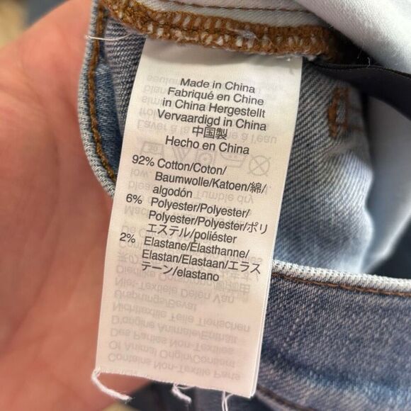 Madewell Distressed 9” High Rise Skinny Jeans 25 Petite Short - Picture 6 of 6